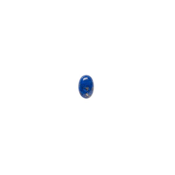 Lapis lazuli 1pkg10, calibrated oval cab natural 6x4mm image number 0