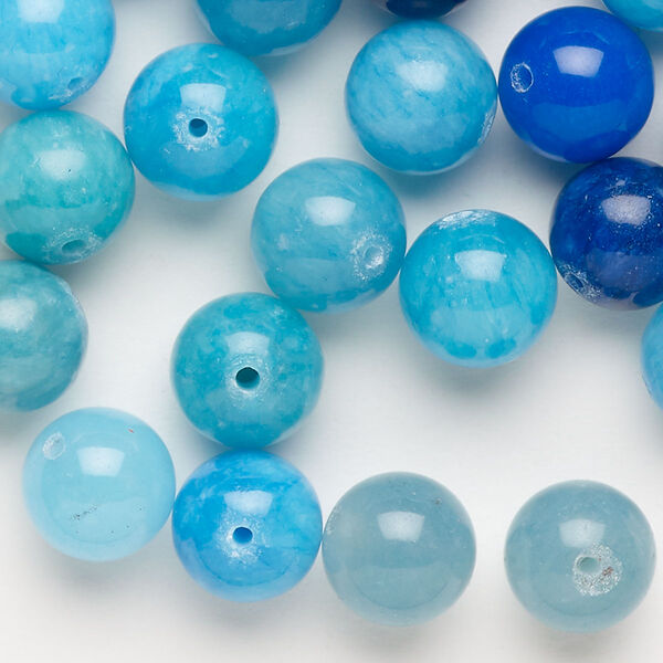 Quartz 1pkg1, round bead 2 oz mix 9-11mm image number 0