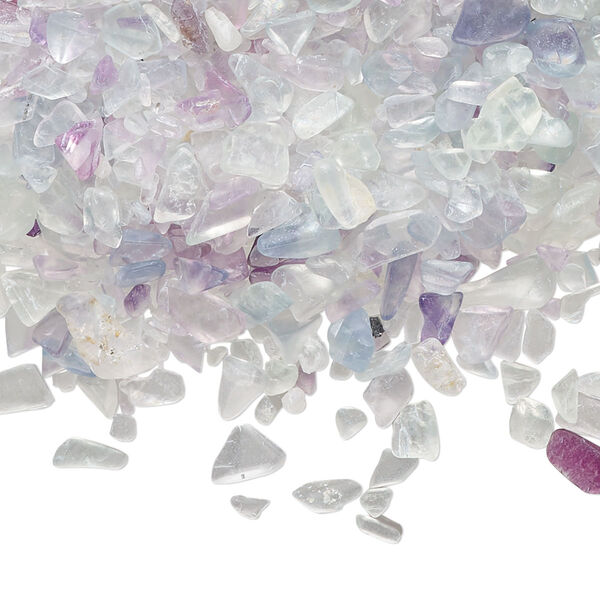 Rainbow fluorite 1pkg1, undrilled inlay chip natural 1 lb mini image number 0