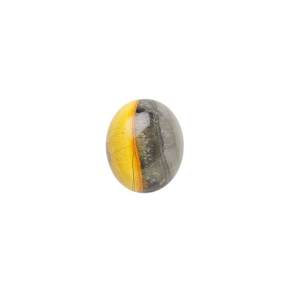 Bumblebee "jasper" 1pkg1, calibrated oval cab natural 12x10mm image number 0
