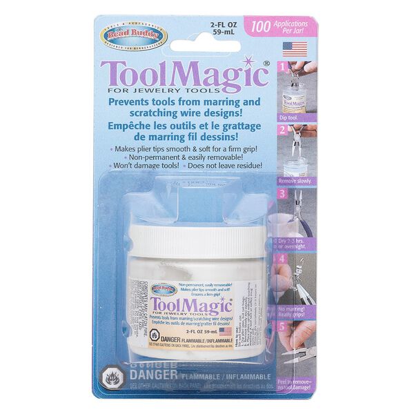 Rubber tool dip 1pkg1, liquid coating Tool Magic® 2 ounce jar white image number 0