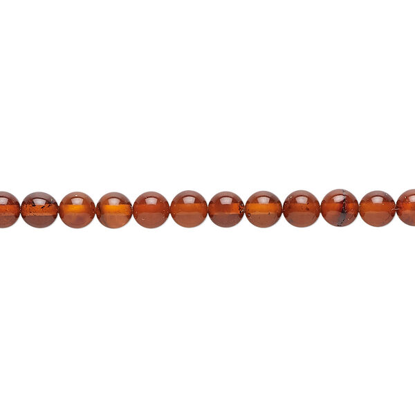 Baltic amber 1pkg1, round bead 15.5-16 inch 4mm image number 0