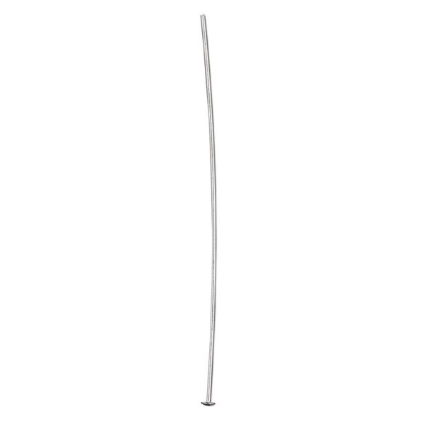 Head pin, sterling silver, 2 inches with domed head, 22 gauge. Sold per pkg of 10. image number 0