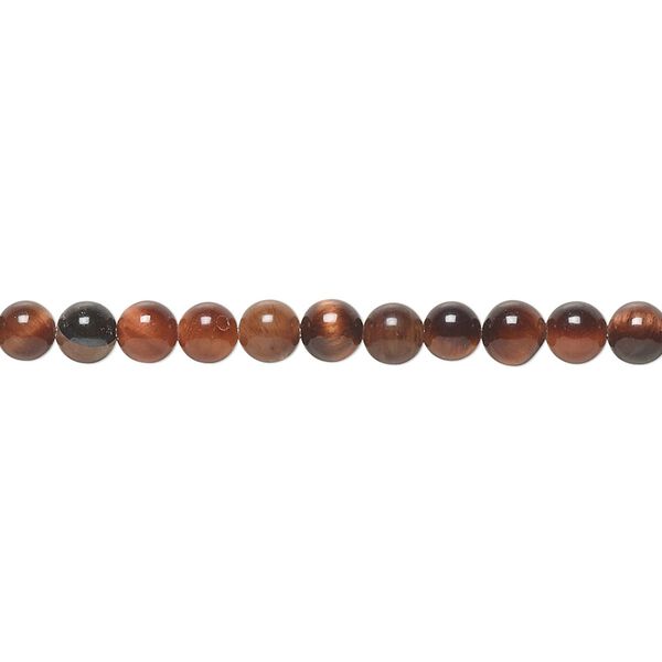 Red tigereye 1pkg1, round bead 15.5-16 inch 4mm image number 0