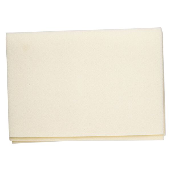 Mat, Beadalon®, polyester foam, pkg/2, beige, 18x13 inch rectangle. image number 0