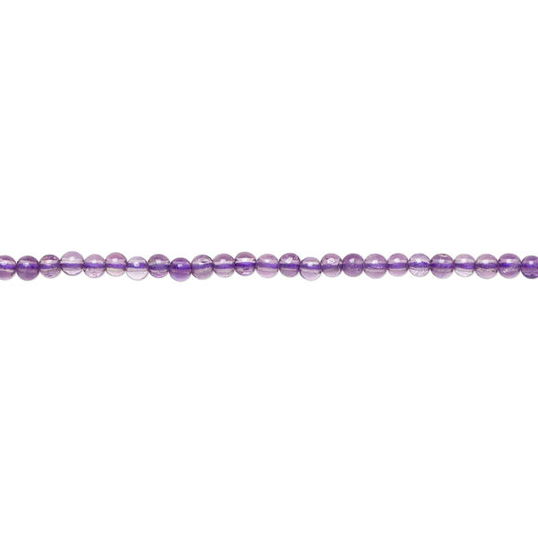 Amethyst 1pkg1, round bead natural B grade, 15.5-16 inch 2mm image number 0