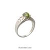 Ring, Sure-Set™, sterling silver, filigree band with 7x5mm 4-prong oval setting, size 6. Sold individually. image number 1