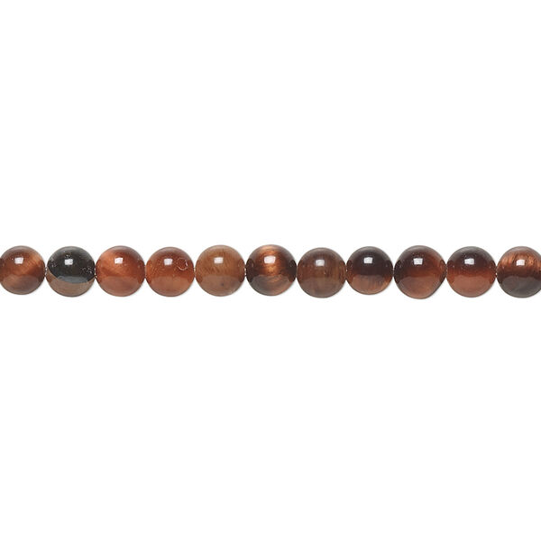 Red tigereye 1pkg1, round bead B grade, 15.5-16 inch 4mm image number 0