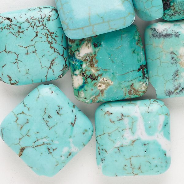 Magnesite 1pkg1, puffed diamond bead 2 oz mix 22-23mm image number 0