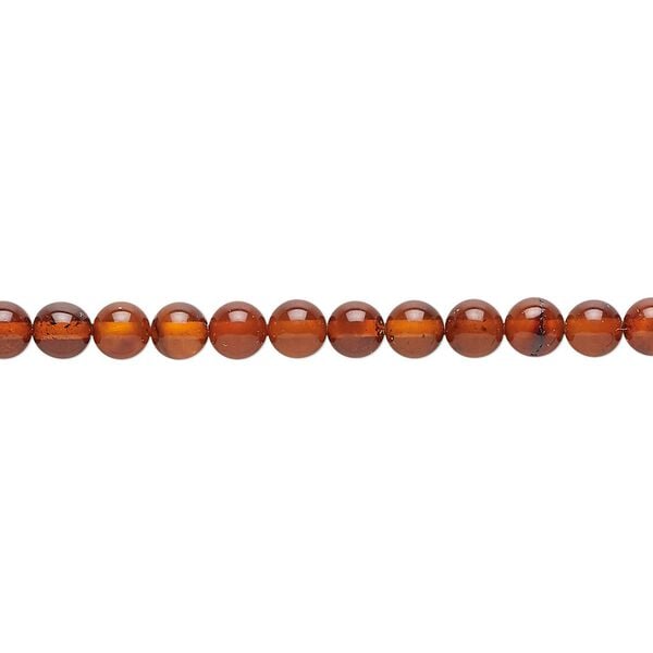 Baltic amber 1pkg1, round bead 15.5-16 inch 4mm image number 0