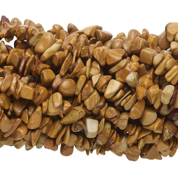 Tigerskin "jasper" 1pkg10, chip bead natural 34 inch medium image number 0