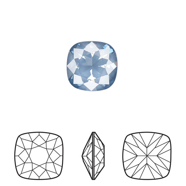 Fancy stone 1pk crystal denim ignite LacquerPRO, Crystal Passions® 12mm cushion 4470 image number 0