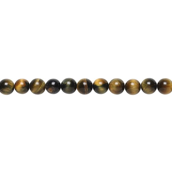 Blue tigereye 1pkg1, round bead natural 15.5-16 inch 4mm image number 0