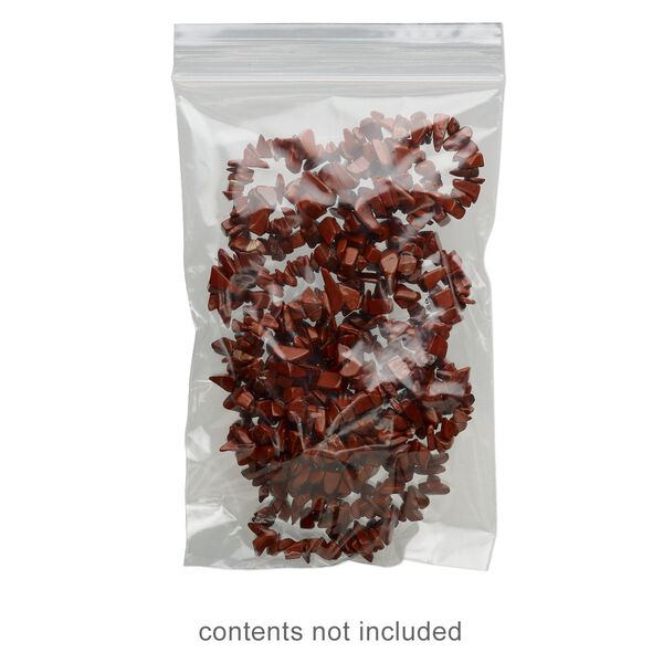 Bag, Tite-Lip™, plastic, clear, 4x6-inch top zip. Sold per pkg of 1,000. image number 0