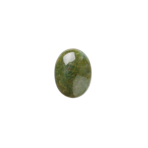African "jade" 1pkg2, oval cab natural calibrated 16x12mm image number 0