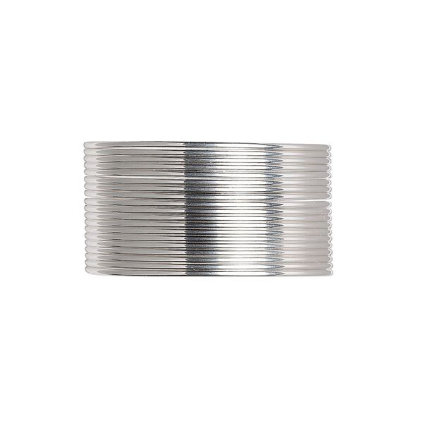 Wire, sterling silver, dead-soft, half-round, 21 gauge. Sold per pkg of 5 feet. image number 0