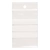 Bag, Tite-Lip™, plastic, white and clear, 2-1/2x2 inch top zip. Sold per pkg of 100. image number 1