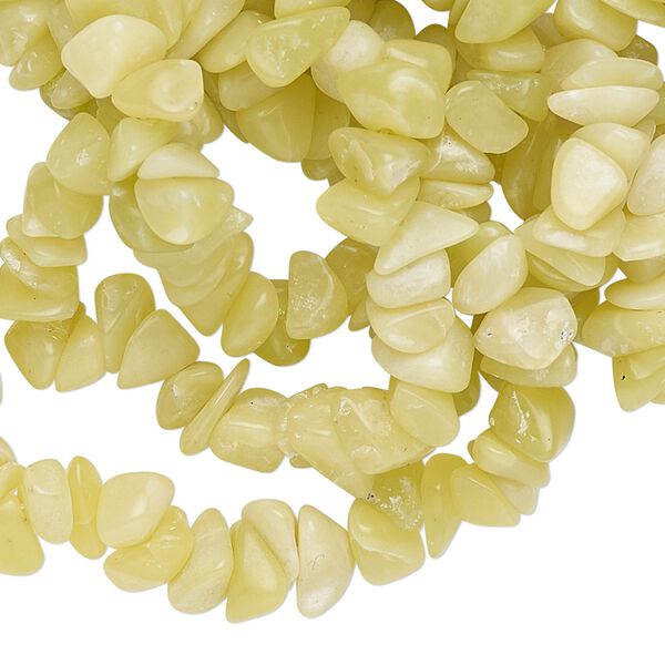 Peridot new "jade" 1pkg1, chip bead natural 36 inch small image number 0