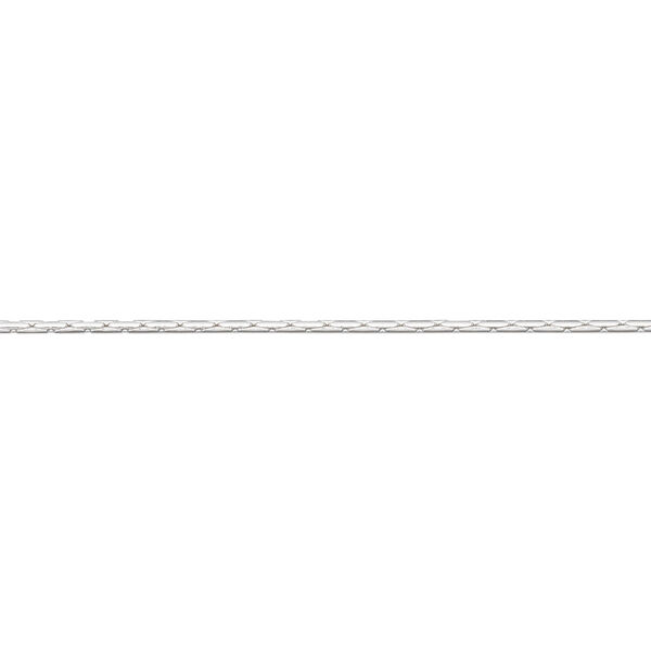 Chain, Gossamer™, sterling silver, 0.9mm Boston link. Sold per 50-foot spool. image number 0