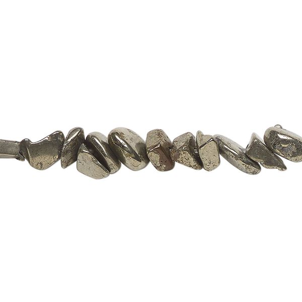 Pyrite 1pkg1, chip bead 15.5-16 inch small image number 0