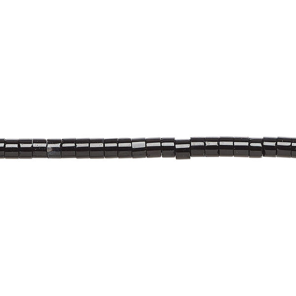 Black onyx 1pkg1, heishi bead 15.5-16 inch 3x1.5mm-3x2.5mm image number 0
