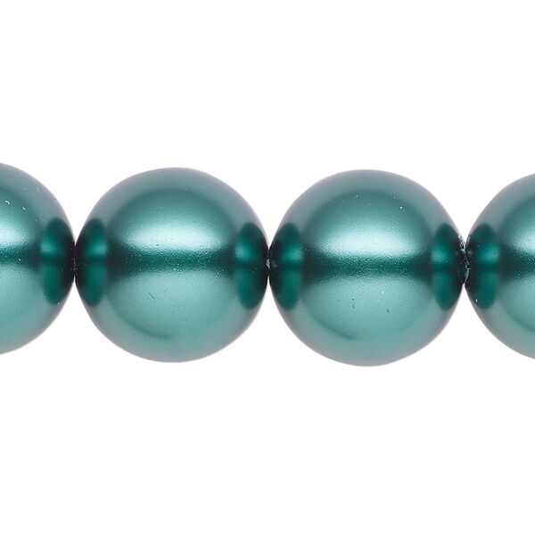 Pearl 1pk green, Celestial Crystal® 16mm round 15.5-16 inch image number 0
