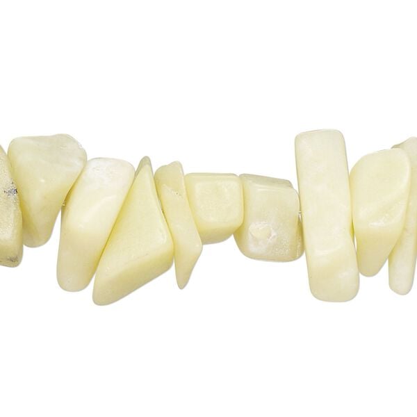Olive new "jade" 1pkg1, chip bead natural 15.5-16 inch large image number 0