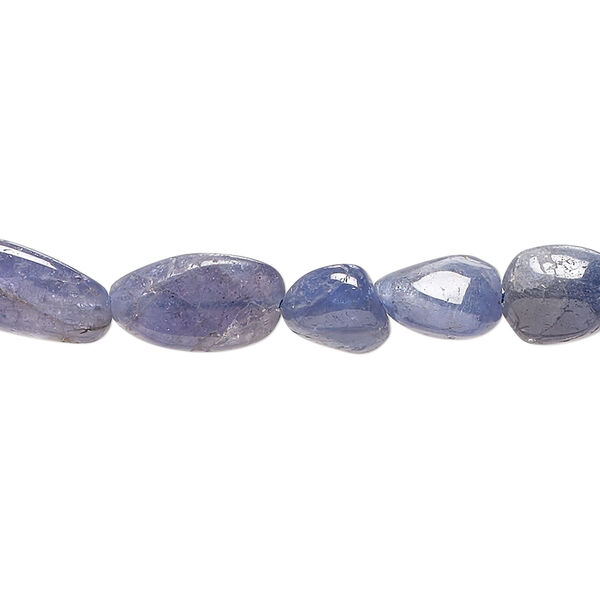 Tanzanite 1pkg1, hand-cut nugget bead 14 inch small image number 0