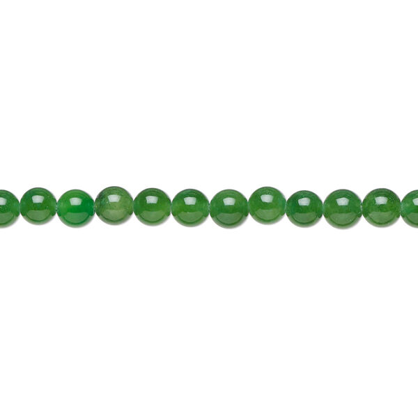 Malaysia "jade" 1pkg1, round bead 15.5-16 inch 4mm image number 0