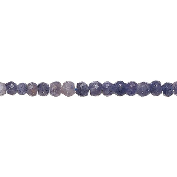 Quartz 1pkg1, hand-cut faceted rondelle bead 12 inch 3x2mm-4x3mm image number 0