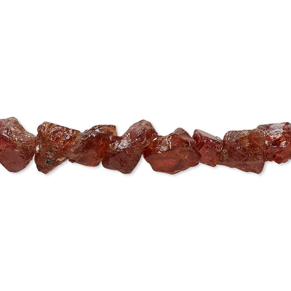 Garnet 1pkg1, rough nugget bead natural 8 inch small image number 0
