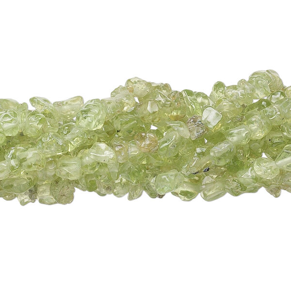 Peridot 1pkg10, chip bead natural 35 inch mini image number 0