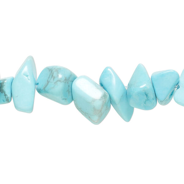 Howlite 1pkg1, chip bead 15 inch large image number 0