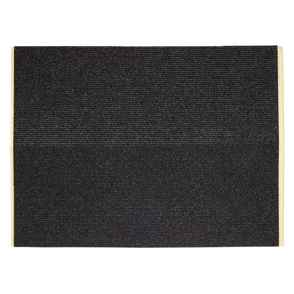 Adhesive strip, Art Edge™, EVA foam, black glitter, 2mm. Sold per 10-inch sheet. image number 1