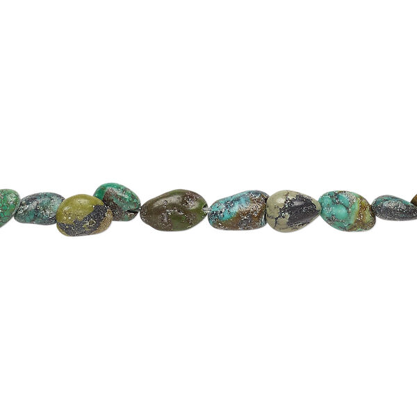 Turquoise 1pkg1, nugget bead 15.5-16 inch mini image number 0