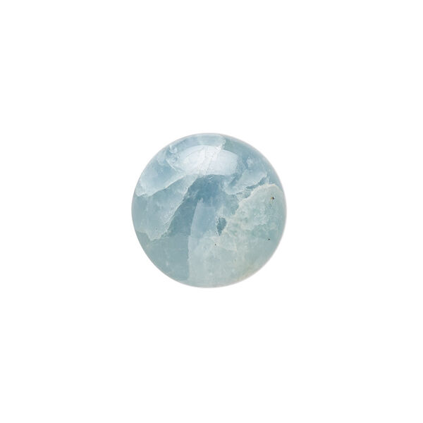 Aquamarine 1pkg1, hand-cut round cab calibrated 16mm image number 0