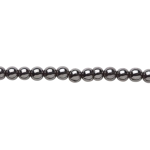 Hemalyke™ 1pkg1, round bead 15.5-16 inch 4mm image number 0