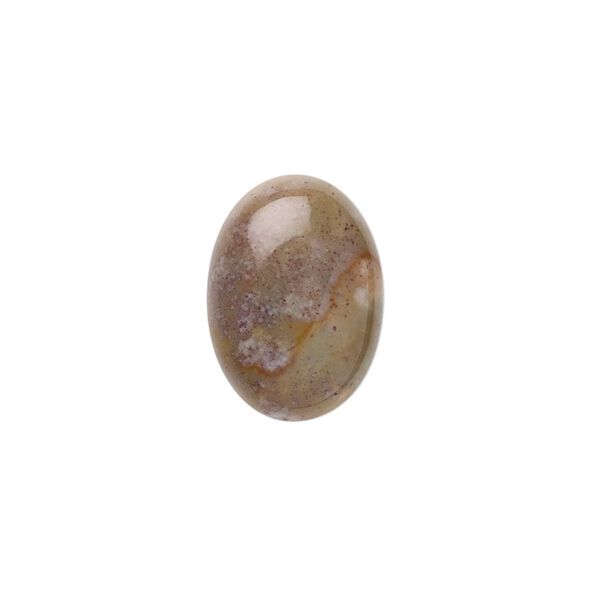 Fancy jasper 1pkg4, calibrated oval cab natural 18x13mm image number 0