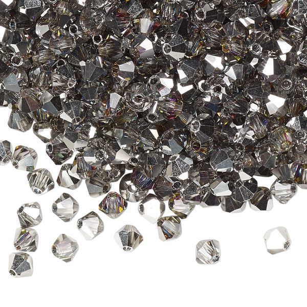 Bead 720pk crystal volcano, Preciosa Czech crystal 4mm bicone image number 0