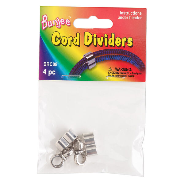 Cord divider, antique silver-finished "pewter" (zinc-based alloy), 16x8mm and 20x10mm with 5.5mm and 6.5mm holes. Sold per 4-piece set. image number 0