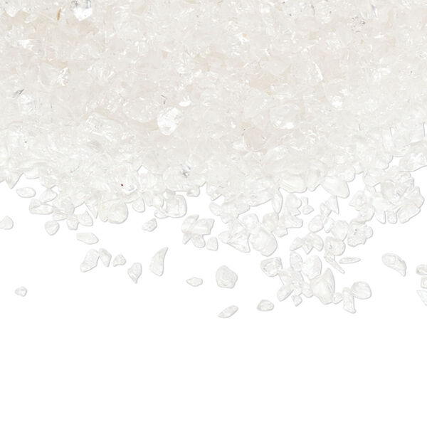 Quartz crystal 1pkg1, undrilled inlay chip natural 50g mini image number 0