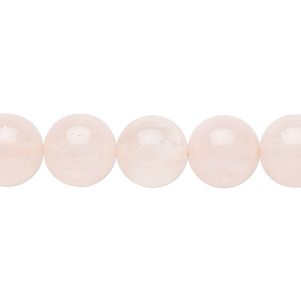 Rose quartz 1pkg1, round bead 15.5-16 inch 10mm image number 0