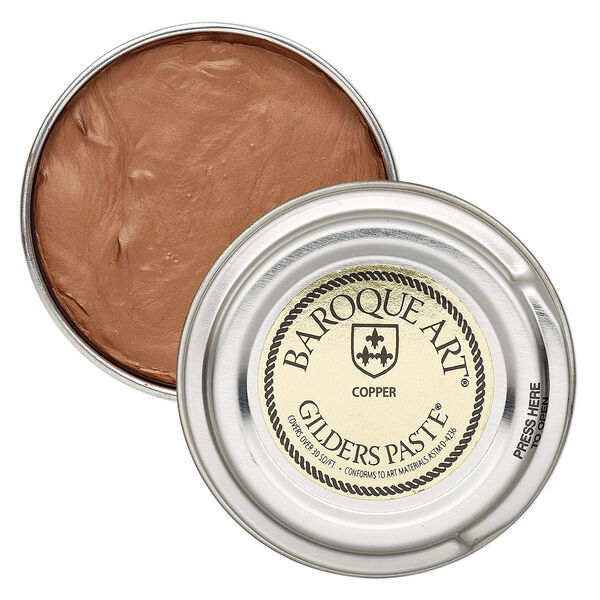 Wax paste, Gilders Paste®, pkg/1-ounce tin, copper. image number 0