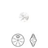 Drop 144pk crystal, Swarovski® 8mm pendant mini disk 6428 image number 0