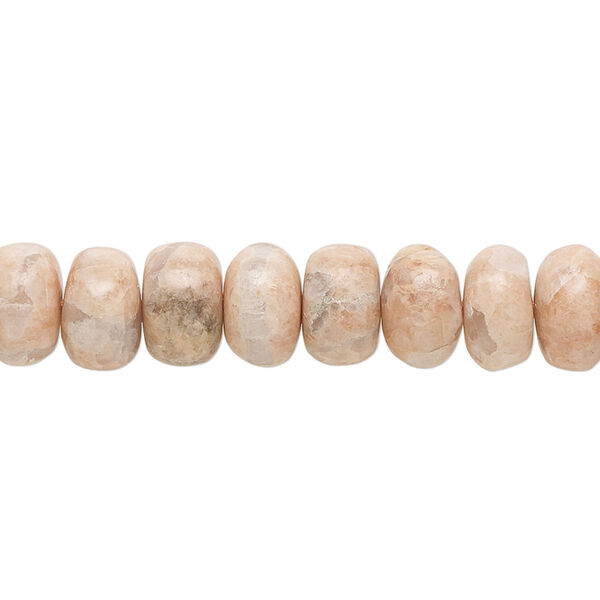 Rose jasper 1pkg1, hand-cut rondelle bead natural 14 inch 9x5mm-9x6mm image number 0