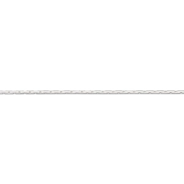 Chain, Gossamer™, sterling silver, 0.9mm Boston link. Sold per 50-foot spool. image number 0
