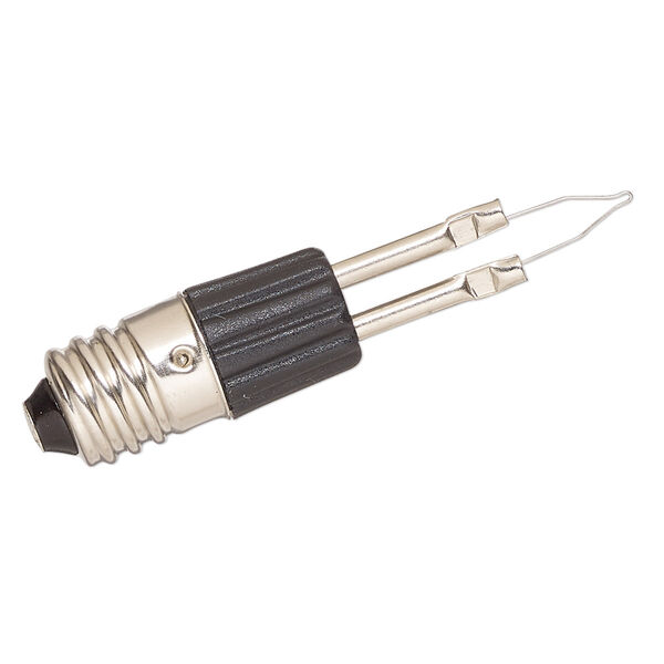 Replacement thread burner tip, brass and acrylic, black, 1-3/4 inches with cover. Sold individually. image number 0