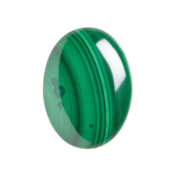 Malachite 1pkg1, calibrated oval cab natural 30x22mm image number 0