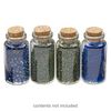 Component, glass and cork, clear, 59.5x30mm bottle with stopper. Sold per pkg of 24. image number 0
