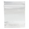 Bag, Tite-Lip™, plastic, clear and white, 2-inch top zip with block. Sold per pkg of 1,000. image number 1